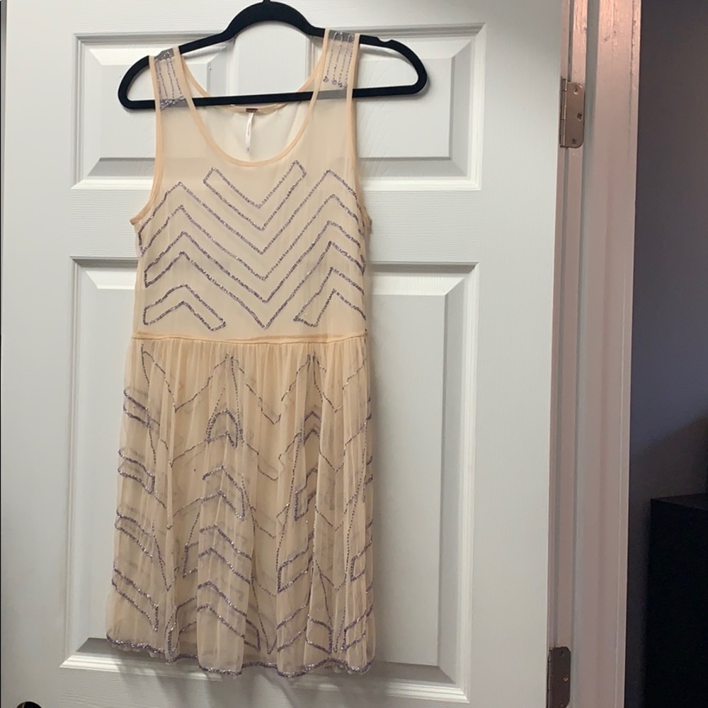 Free People Sheer Babydoll Dress